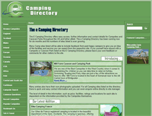 Tablet Screenshot of e-camping-directory.com